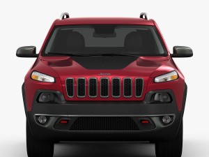 jeep cherokee trailhawk 2014 detailed interior Modèle 3D