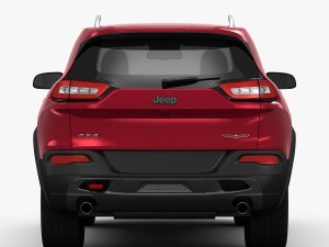 jeep cherokee trailhawk 2014 detailed interior Modèle 3D