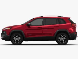 jeep cherokee trailhawk 2014 detailed interior 3D Model