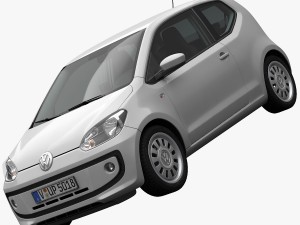 volkswagen up 2013 detailed interior Modello 3D