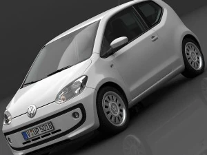 volkswagen up 2013 detailed interior 3D Model