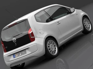 volkswagen up 2013 detailed interior 3D Model