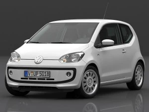 volkswagen up 2013 detailed interior 3D Model