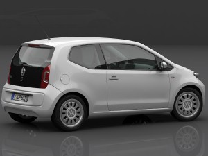 volkswagen up 2013 detailed interior 3D Модель