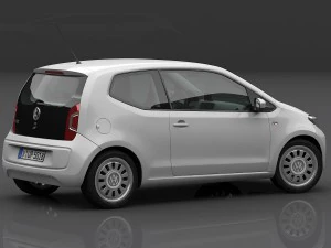 volkswagen up 2013 detailed interior 3D Model