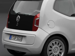 volkswagen up 2013 detailed interior 3D Model