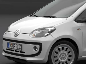 volkswagen up 2013 detailed interior 3D Model