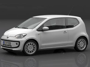 volkswagen up 2013 detailed interior 3D Model