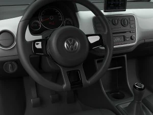 volkswagen up 2013 detailed interior 3D Model