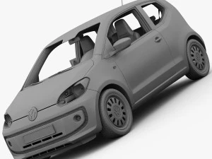 volkswagen up 2013 detailed interior 3D Model