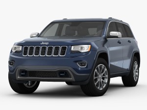 jeep grand cherokee 2014 detailed interior 3D Model