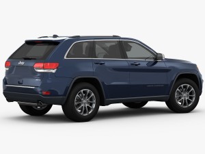 jeep grand cherokee 2014 detailed interior 3D Model