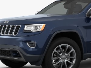 jeep grand cherokee 2014 detailed interior 3D Model
