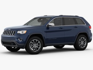 jeep grand cherokee 2014 detailed interior 3D Model