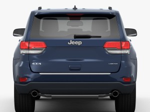 jeep grand cherokee 2014 detailed interior 3D Model