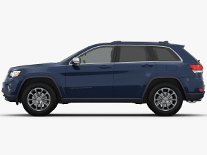 jeep grand cherokee 2014 detailed interior 3D Model