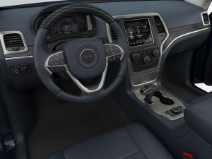 jeep grand cherokee 2014 detailed interior 3D Model