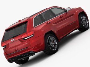 jeep grand cherokee srt 2015 detailed interior 3D Model