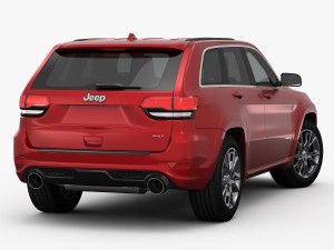 jeep grand cherokee srt 2015 detailed interior 3D Model