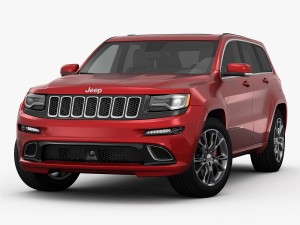 jeep grand cherokee srt 2015 detailed interior 3D Model