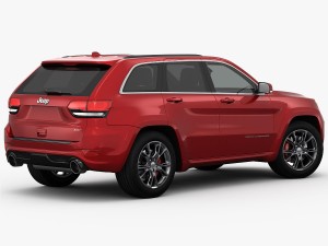 jeep grand cherokee srt 2015 detailed interior 3D Model