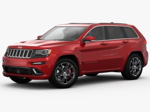 jeep grand cherokee srt 2015 detailed interior 3D Model