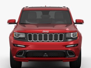 jeep grand cherokee srt 2015 detailed interior 3D Model