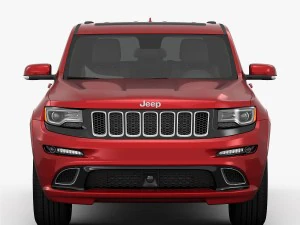 jeep grand cherokee srt 2015 detailed interior 3D Model