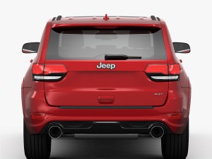 jeep grand cherokee srt 2015 detailed interior 3D Model