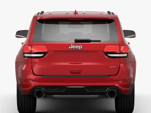jeep grand cherokee srt 2015 detailed interior 3D Model