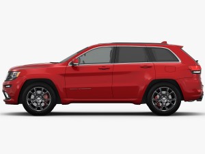 jeep grand cherokee srt 2015 detailed interior 3D Model