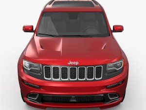 jeep grand cherokee srt 2015 detailed interior 3D Model