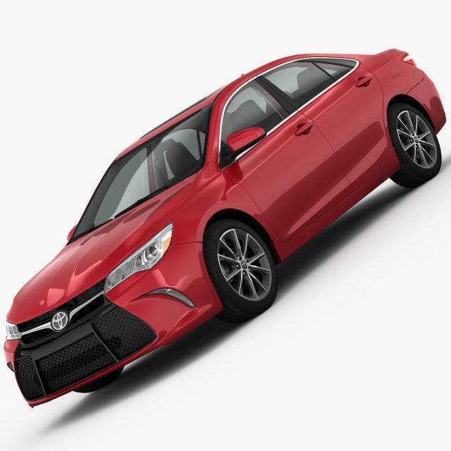 toyota camry xse 2015 detailed interior 3D 模型 .c4d .max .obj .3ds .fbx .stl .blend 