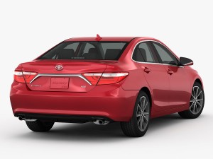 toyota camry xse 2015 detailed interior 3D 模型