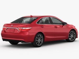 toyota camry xse 2015 detailed interior 3D 模型