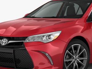 toyota camry xse 2015 detailed interior 3D 模型