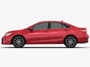 toyota camry xse 2015 detailed interior 3D 模型