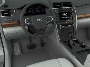 toyota camry xle 2015 detailed interior 3D Модель