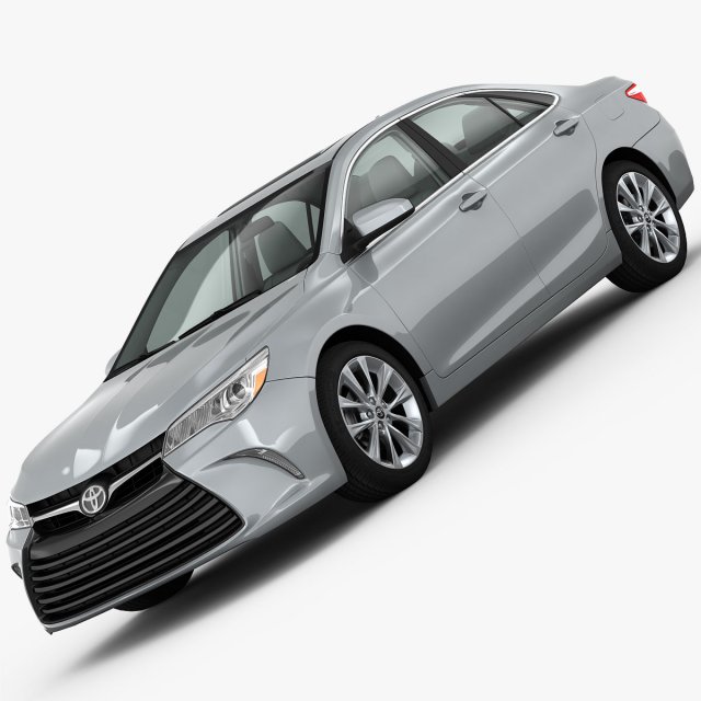 toyota camry xle 2015 detailed interior 3D Модель .c4d .max .obj .3ds .fbx .stl .blend 
