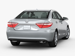 toyota camry xle 2015 detailed interior 3D Модель