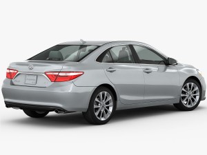 toyota camry xle 2015 detailed interior 3D Модель