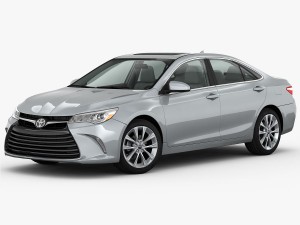 toyota camry xle 2015 detailed interior 3D Модель