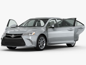 toyota camry xle 2015 detailed interior 3D Модель
