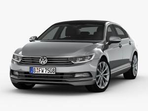 volkswagen passat 2015 detailed interior Model 3D