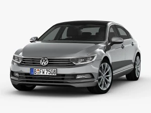 volkswagen passat 2015 detailed interior 3D Model