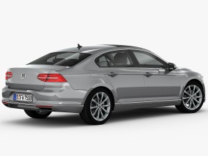 volkswagen passat 2015 detailed interior Model 3D