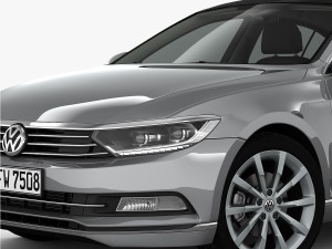 volkswagen passat 2015 detailed interior Model 3D