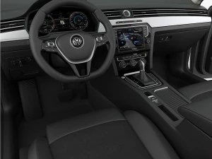 volkswagen passat 2015 detailed interior 3D Model