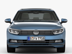 volkswagen passat variant 2015 detailed interior 3D 모델
