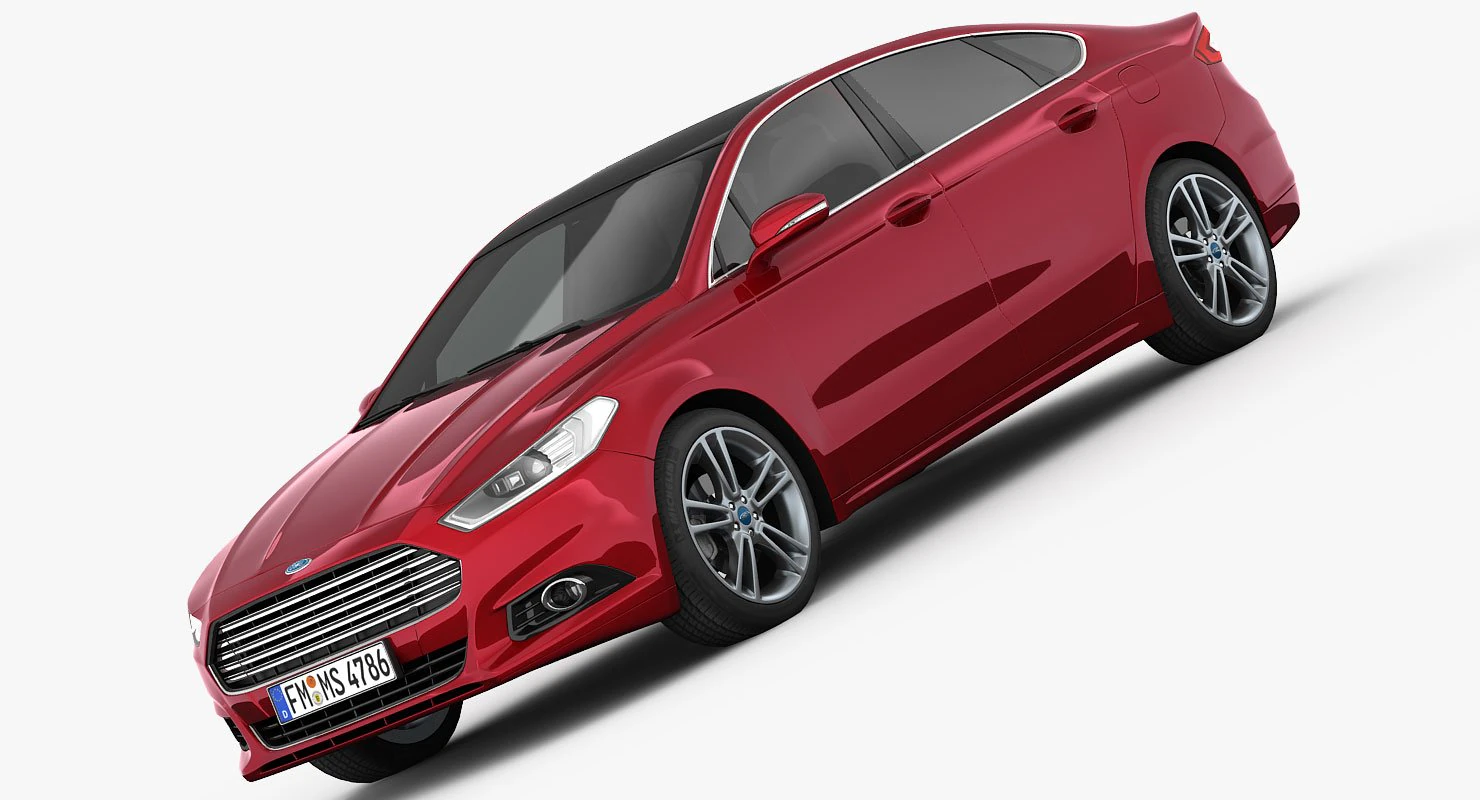 ford mondeo 2015 3D Model .c4d .max .obj .3ds .fbx .stl .blend 